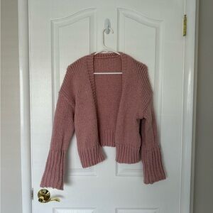 Elegant Mauve Women's Cardigan